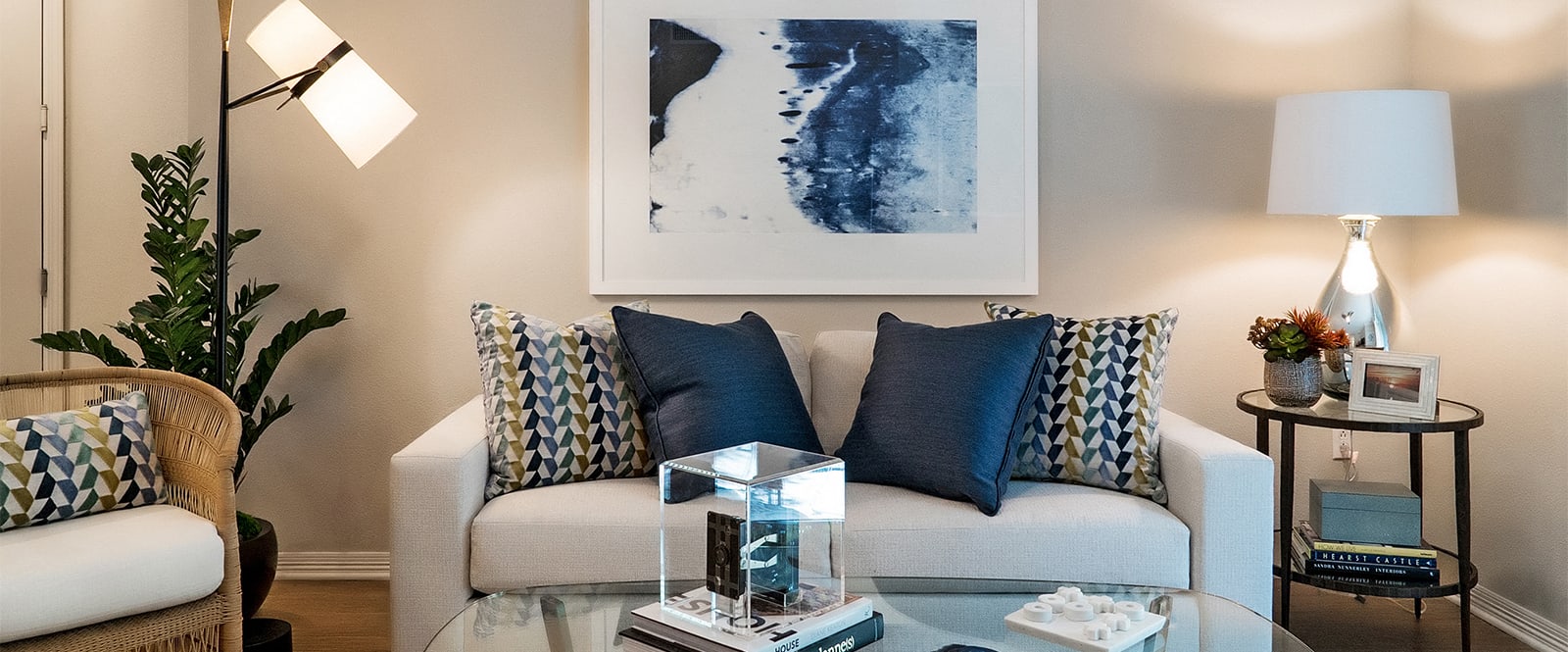 Living Room  at Amerige Pointe Apartments, Fullerton, 92833